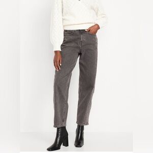 Old Navy Barrel Leg High-Rise Ankle Pants
